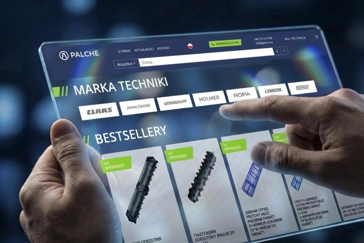 Zamawianie części zamiennych jest teraz tak proste, jak sprawdzanie pogody: witaj nowy Palche